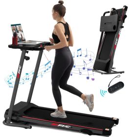 FYC Folding Treadmill for Home - Slim Compact Running Machine Portable Electric Treadmill Foldable Treadmill Workout Exercise for Small Apartment