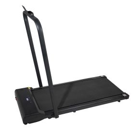 Walking Pad Treadmill Under Desk 2 in 1 Folding Portable Treadmill for Home Office Walking Jogging Machine 240 lb Capacity Black