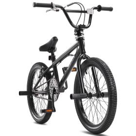 VEVOR 20-Inch BMX Bike Freestyle Bike Men Kid BMX Bicycle Aluminum Alloy Frame