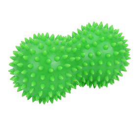 PVC Peanut Spiky Massage Ball Back Foot Massager Ball Fitness Muscle Massaging (green) (Color: green)