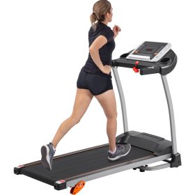 Home Use Easy Folding Treadmill,1.5HP Electric Running,Jogging Walking Machine (Color: Black)