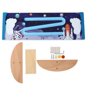 Wooden Balancing Board for Balance Training Under Desk AntiSlip Roller Balance Board for Kids (Option: as picture)