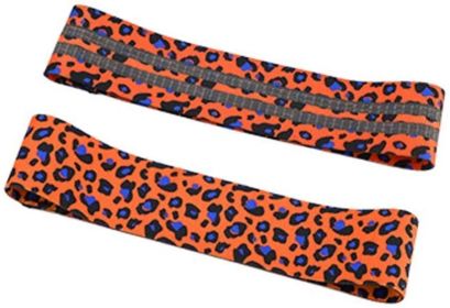 Leopard Resistance Band Unisex Booty Band Hip Circle Loop Workout Exercise for Legs Thigh Glute Butt Squat Bands Non-Slip Exercise Fitness Workou (size: medium)