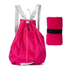 Clarissa Folding Backpack (Color: rose)