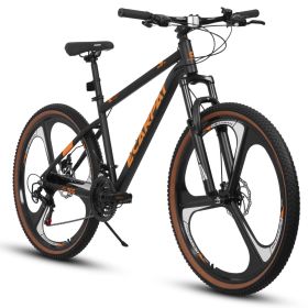 A27301M Ecarpat Mountain Bike 27.5 Inch Wheels, 21 Speed Road Bicycle with Dual Disc Brakes for Men and Women (Color: as Pic)