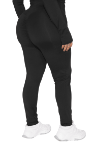 Workout Leggings for Women High Waisted Scrunch Booty Lifting Tights Yoga Pants Seamless Yoga Fitness Leggings Pants Gym Clothes (Sizes: XL, Color: Black)