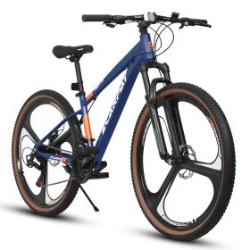 A27302M 27 inch wheel mountain bike, 21-speed disc brake trigger transmission, aluminum frame unisex mountain bike (Color: as Pic)