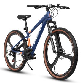 A27302M Ecarpat Mountain Bike 27.5 Inch Wheels, 21 Speed Road Bicycle with Dual Disc Brakes for Men and Women, Aluminum Frame Bicycles (Color: as Pic)