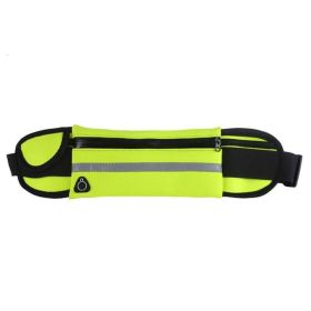 Velocity Water-Resistant Sports Running Belt and Fanny Pack for Outdoor Sports (Color: yellow)