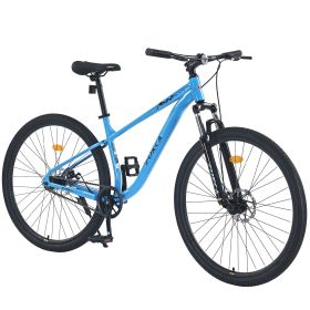 29 Inch Wheels Single Speed Mountain Bike, for Men Women Boys and Girls, Front Suspension, Steel Frame (Color: as Pic)